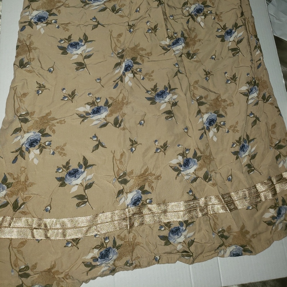 Liz Claiborne 16 P Maxi Long Skirt